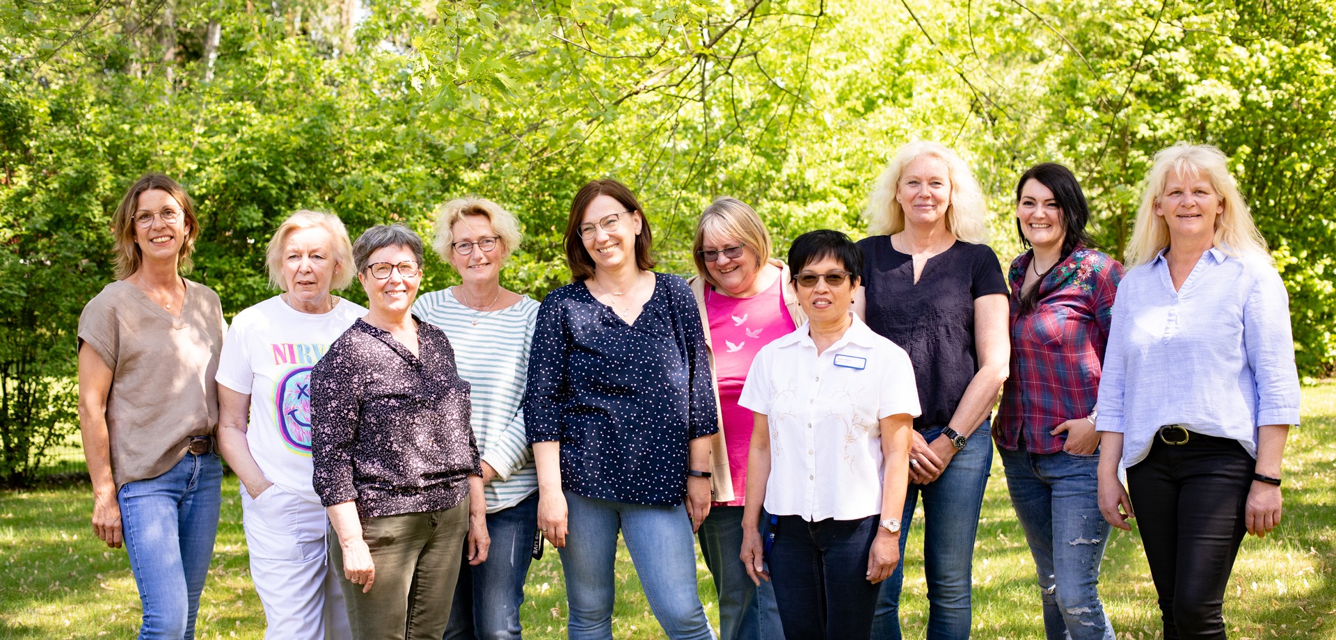 Gruppenfoto der Mitarbeiterinnen des Sozialen Dienstes. Gruppenfoto der Mitarbeiterinnen des Sozialen Dienstes.